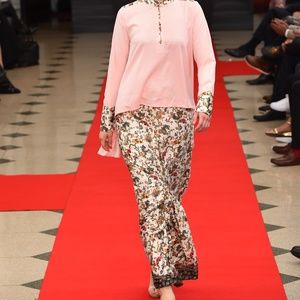 Indonesian Kurung Co-ord Maxi Skirt A-lined Dress